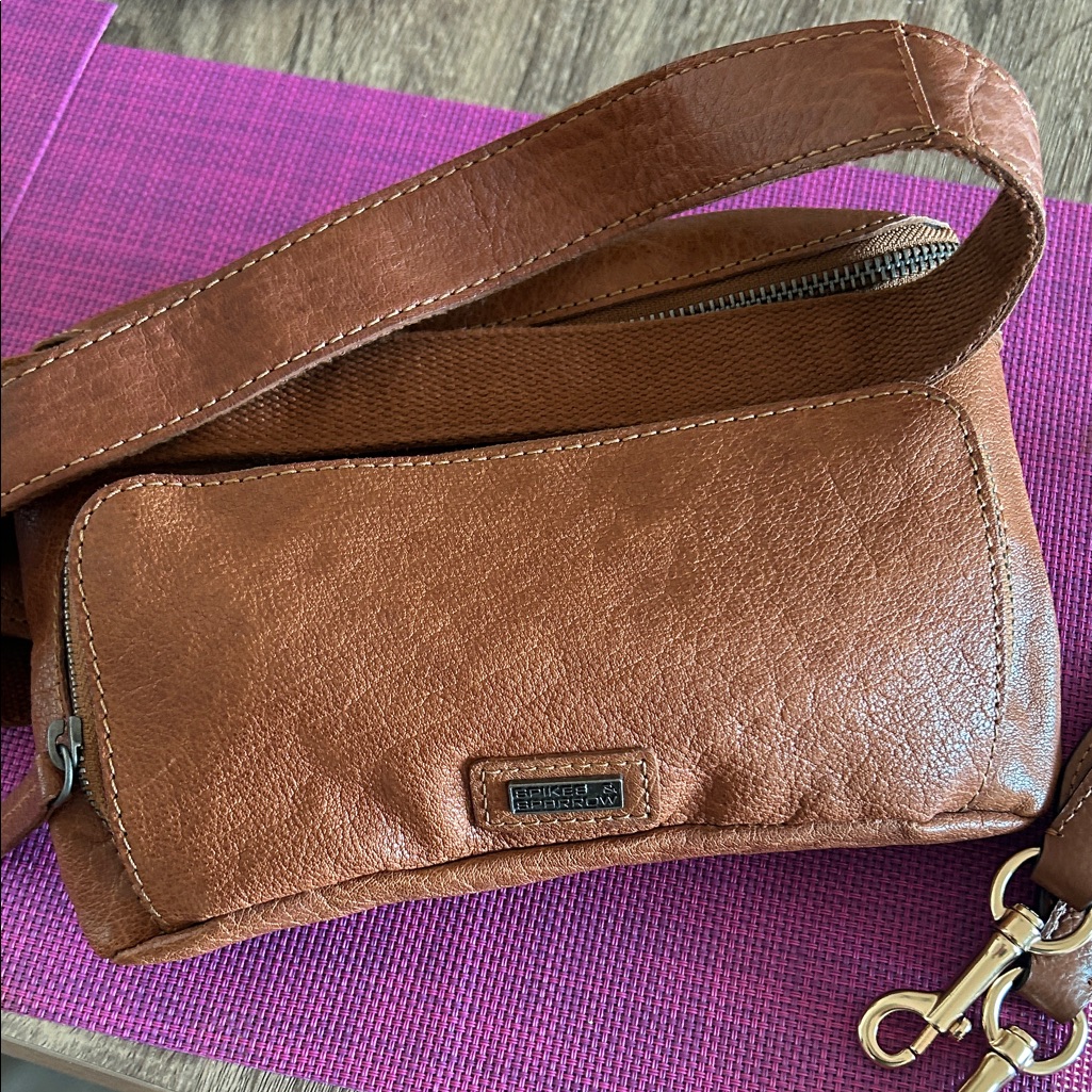 Brown Leather Travel Bag